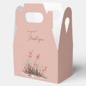Wildbloemen Dank u huwelijksgeschenk Bedankdoosjes (Geopend)