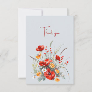Wildbloemen dank u huwelijksgeschenk geld