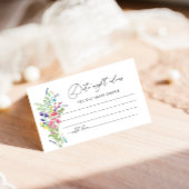 Wildbloemen Datum Nachtelijke ideeën kaart