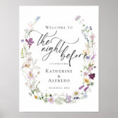 Wildbloemen De avond voor de repetitie welkom Poster (Voorkant)