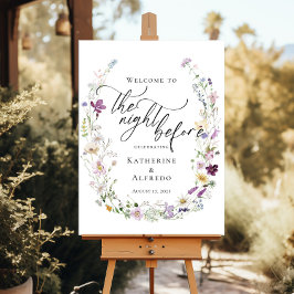 Wildbloemen De avond voor de repetitie welkom Poster