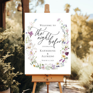 Wildbloemen De avond voor de repetitie welkom Poster