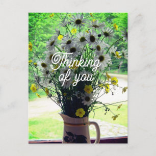 Wildbloemen Denk aan jou Briefkaart