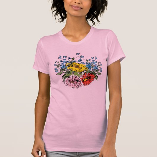  Wildbloemen Design Women's T-shirt (Voorkant)