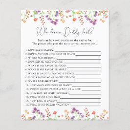 Wildbloemen die DADDY het beste kennen