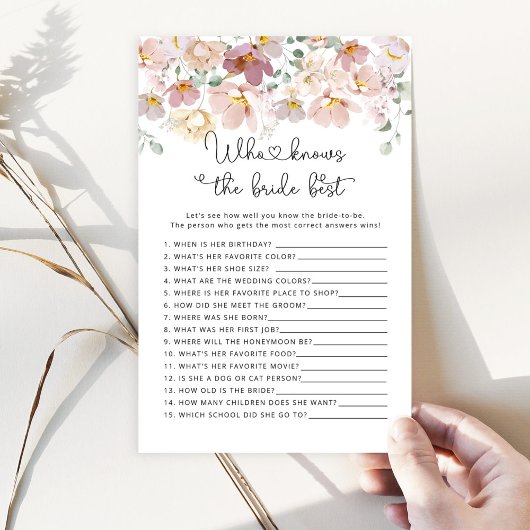 Wildbloemen die het beste bruidspel kennen