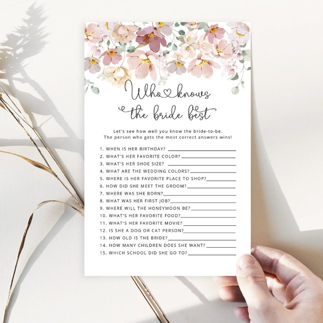 Wildbloemen die het beste bruidspel kennen (Creator heeft geüpload)