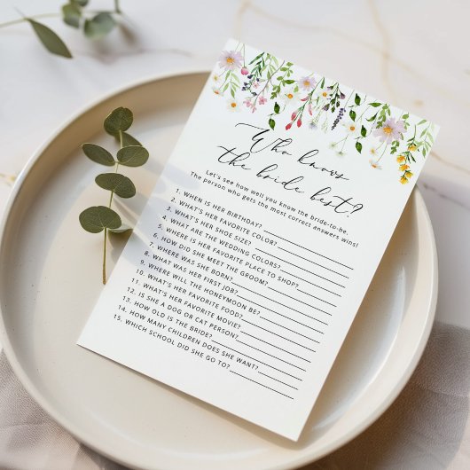 Wildbloemen die het beste bruidspel kennen