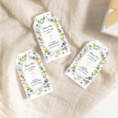 Wildbloemen Doop Boho Chic Cadeaulabel