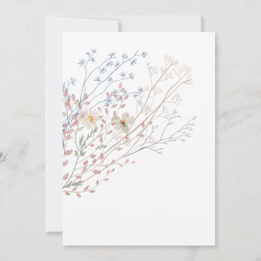 wildbloemen | Eerste uitnodiging van de Gemeenscha (Achterkant)