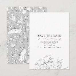 Wildbloemen Elegant Minimalist Save the Date