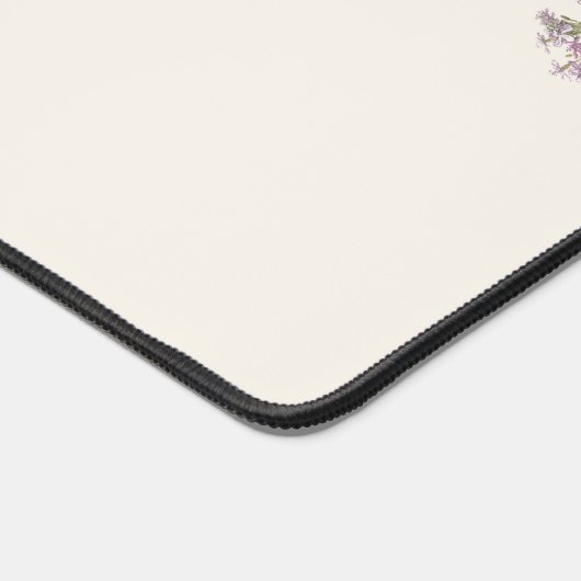 Wildbloemen Elegant Monogram Initialen Bureaumat (Hoek)