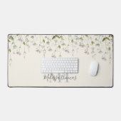 Wildbloemen Elegant Monogram Initialen Bureaumat (Keyboard & Muis)