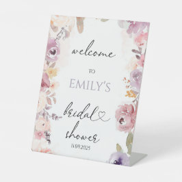 Wildbloemen Elegant vrijgezellenfeest welkom Reclamebord Met Voetstuk