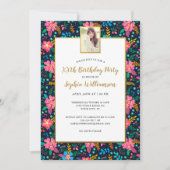 Wildbloemen, elke leeftijd foto van Birthday party Kaart (Voorkant)