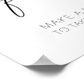 Wildbloemen en bijen Bloem Bar Teken Poster (Hoek)