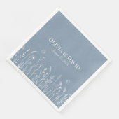 Wildbloemen en Butterfiles Trouwservetten Servet (Hoek)