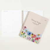 Wildbloemen en Editable Quote Persoonlijk Planner (Display)