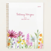  Wildbloemen en Editable Quote Persoonlijk Planner (Voorkant)