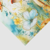 Wildbloemen en Paddenstoelen Decoupage Tissuepapier (Detail)