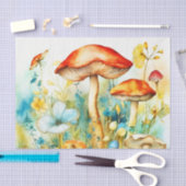 Wildbloemen en Paddenstoelen Decoupage Tissuepapier (Craft)