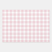 Wildbloemen en roze strepen Verjaardag Inpakpapier Vel (Voorkant 3)