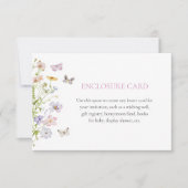 Wildbloemen en vlinders aangepaste behuizing Kaart (Voorkant)