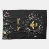 Wildbloemen Faux folie Queen Bee Theedoek (Horizontaal)