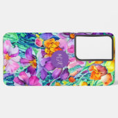 Wildbloemen Floral Samsung Galaxy Hoesje (Achterkant horizontaal)