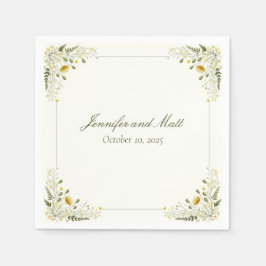  Wildbloemen, Formele Tuin Feest Servet