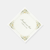 Wildbloemen, Formele Tuin Feest Servet (Hoek)