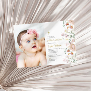 Wildbloemen Foto Meisje Toewijding Kaart