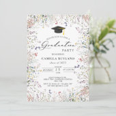 Wildbloemen Fotogradatie Partij Kaart (Staand voorkant)