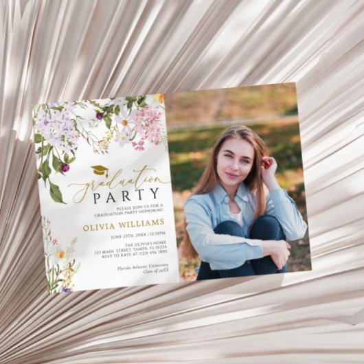 Wildbloemen Fotogradatie Partij Kaart