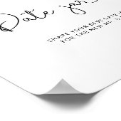 Wildbloemen gaan uit naar nachtideeën. Datum jar b Poster (Hoek)