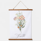 Wildbloemen, geloof hangende tapijten hangend wandkleed (Voorkant)