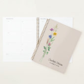 Wildbloemen gepersonaliseerd planner (Display)