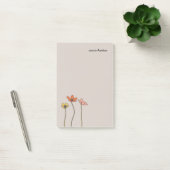 Wildbloemen Gepersonaliseerd Post-it Notitieblok Post-it® Notes (Kantoor)