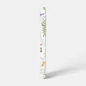 Wildbloemen gepersonaliseerd samsung galaxy hoesje (Linkerkant)