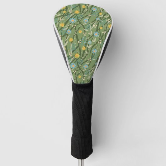 wildbloemen golfheadcover (Voorkant)
