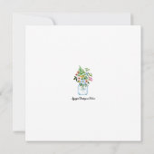 Wildbloemen groeien in genade Christelijk geschenk (Achterkant)