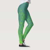 Wildbloemen groen door Aleta Leggings (Rechts)