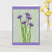 Wildbloemen Grootouders Dag Kaart (grote druk) (Gele Bloem)