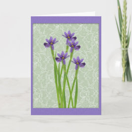 Wildbloemen Grootouders Dag Kaart (grote druk)