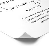 Wildbloemen hoe groot is het poster van het buikwi (Hoek)