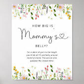 Wildbloemen hoe groot is het poster van het buikwi (Voorkant)