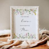 Wildbloemen hoeveel kussen vrijgezellenfeest wild poster