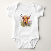 Wildbloemen Holand Koe Onies Romper (Voorkant)