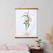 Wildbloemen Hope Hangend Wandkleed (Slaapkamer)