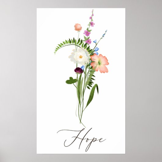 Wildbloemen Hope Poster (Voorkant)